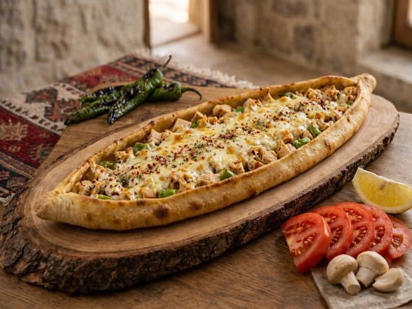 Piliçli Mantarlı Kaşarlı