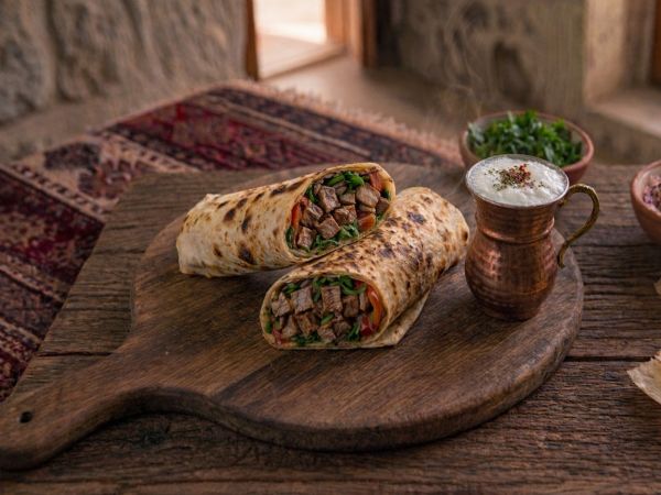 Çöp Şiş Dürüm + Ayran